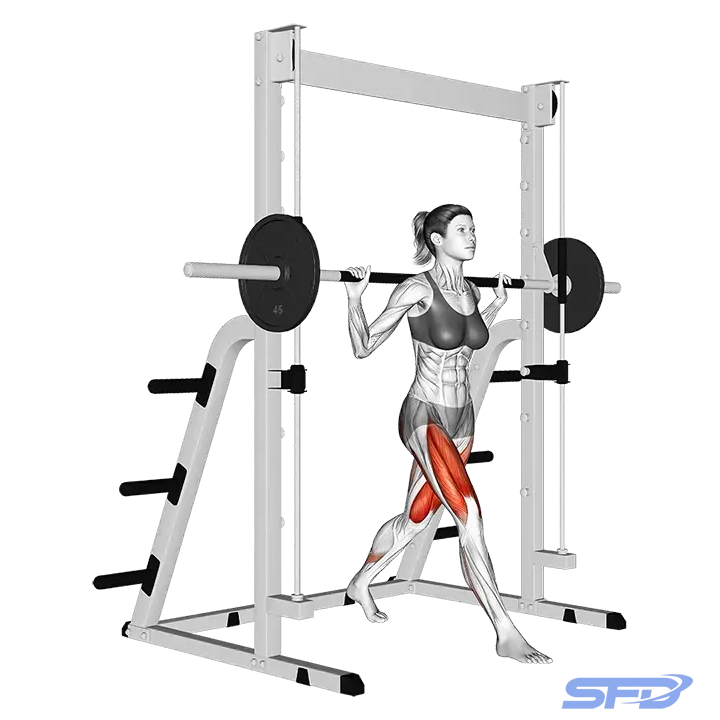 wykrok w miejscu na suwnicy