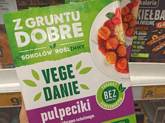 Wegańskie pulpeciki w sosie pomidorowym Z Gruntu Dobre - ocena produktu