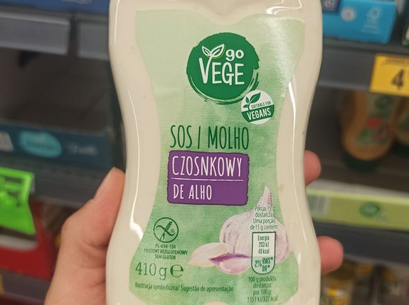 Go Vege Sos czosnkowy dla wegan - ocena produktu