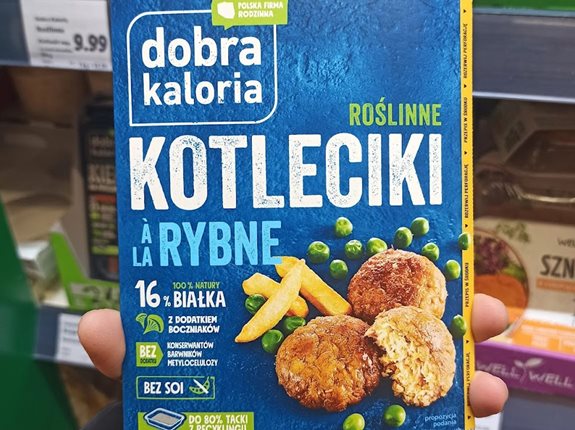 Dobra Kaloria Roślinne kotleciki a la rybne - ocena produktu