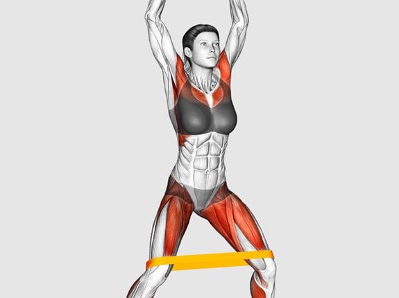 Pajacyk z gumą oporową - Resistance Band Jumping Jack