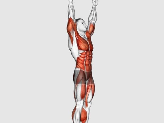 Przysiad, wyrzut nóg, pompka - Burpee with Push-up