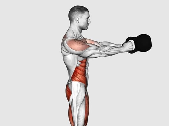 Wymach odważnikiem kulowym - Kettlebell Swing
