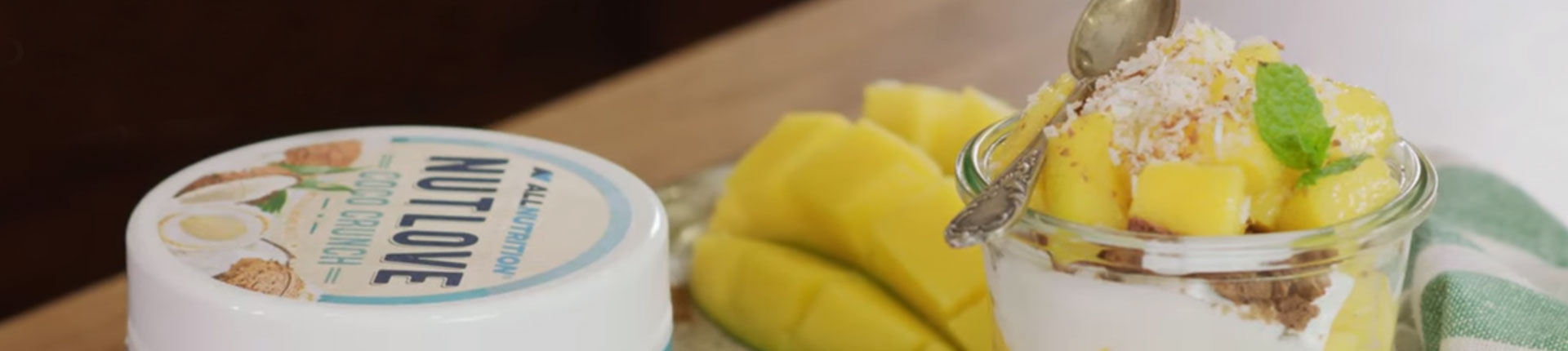 Kokosowy deser z mango